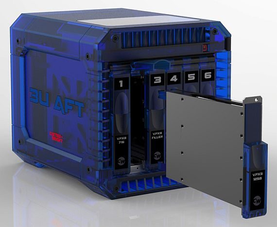 3U VPX 3D Printed Air-Flow-Through-Cooling System