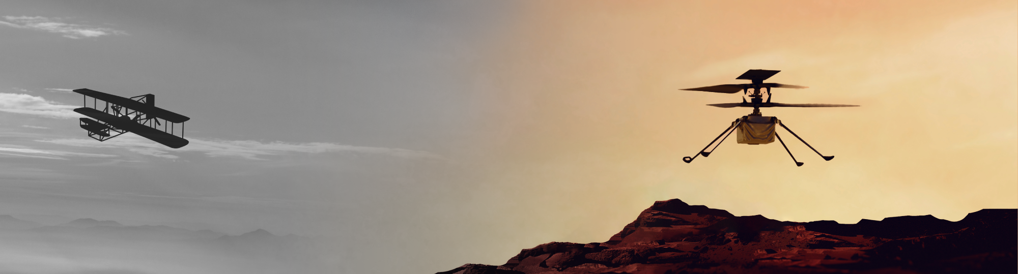 A Piece of the Wright Flyer Flies to Mars A Piece of the Wright Flyer Flies to Mars