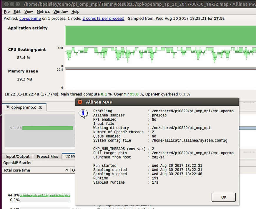 rerun the code in the profile to quantify the optimization effort and verify correctness