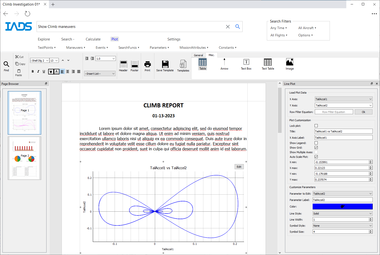 IADS Post Test Explorer Tutorial 3: Visualizing Metadata