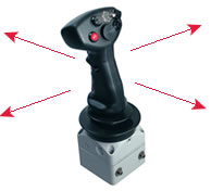 fix type hand controller with arrows showing movement direction