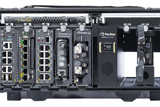 PacStar Modular Radio Center (MRC) with power