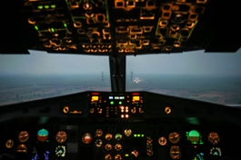 aircraft cockpit