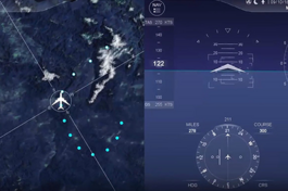 Digital Cockpit Flight Display demonstration video