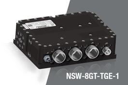 Industry’s First Rugged Airborne 8-Port Gigabit Network Switch Features IRIG-106 Full TmNS Standard Support for Flight Test Applications