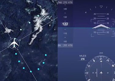 Digital Cockpit Flight Display demonstration video